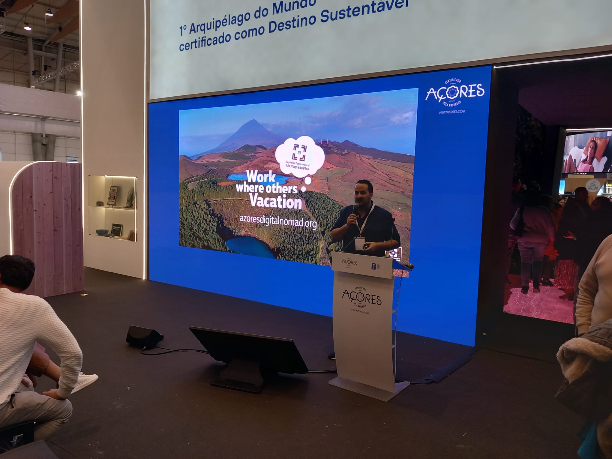 Câmara Municipal de São Roque do Pico promove projeto 'Azores Digital Nomad' na BTL 2024