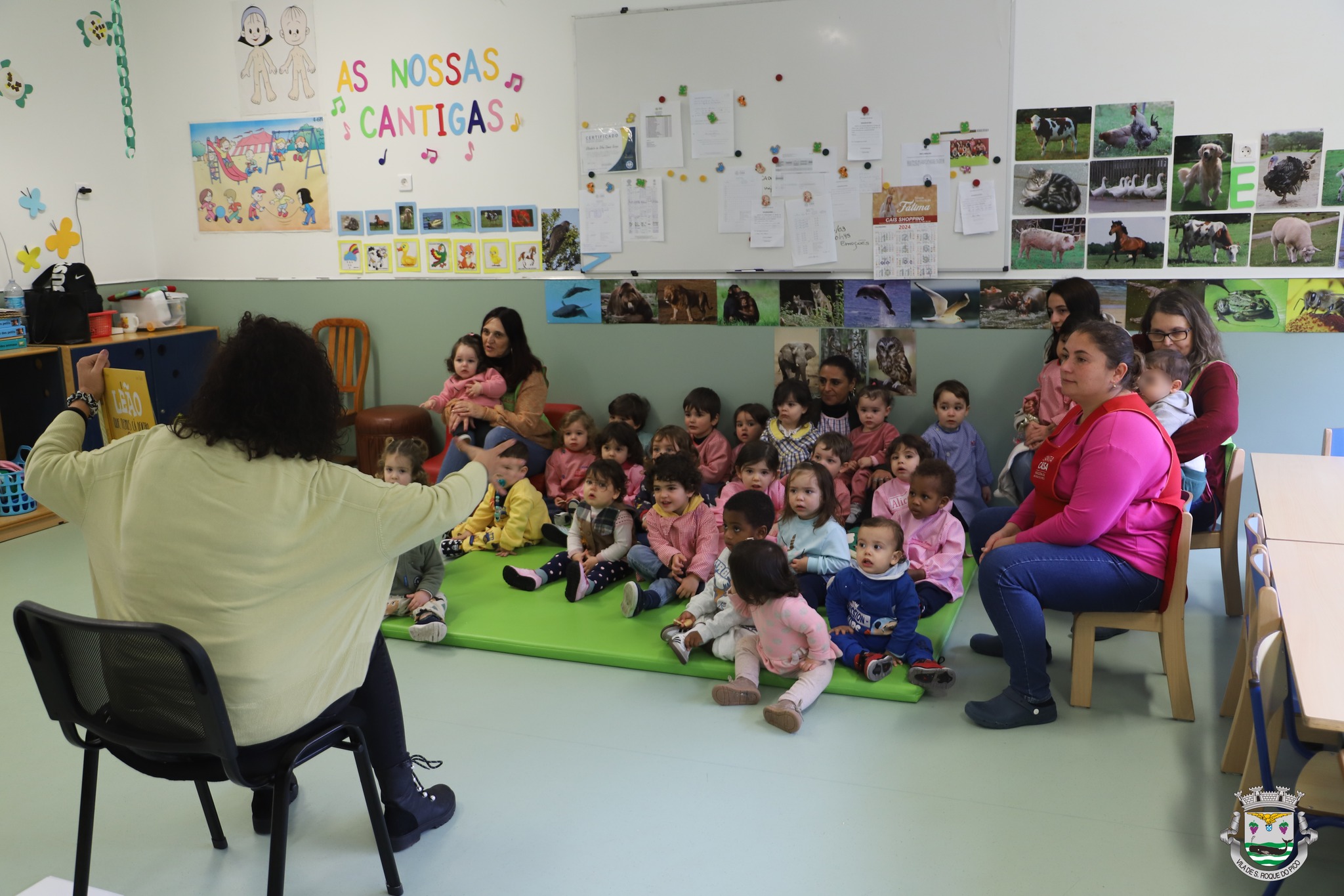 Município promove Hora do Conto para crianças do Pica-Pau