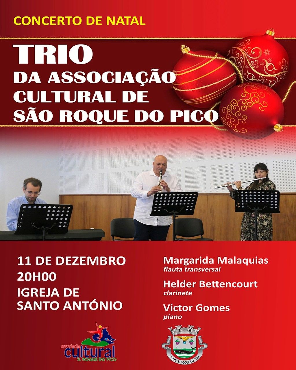 Concerto de Natal - Trio da Associação Cultural de São Roque do Pico