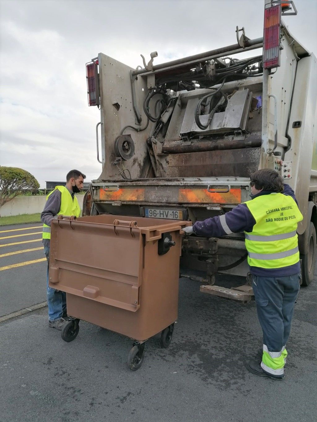 320 quilos na primeira recolha de resíduos biodegradáveis