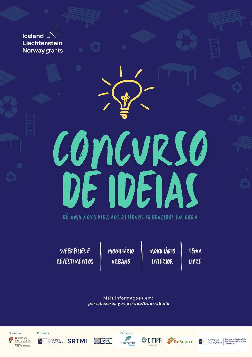 PROJETO REBUILD 17 LANÇA CONCURSO DE IDEIAS PARA NOVOS PRODUTOS COM INCORPORAÇÃO DE RCD