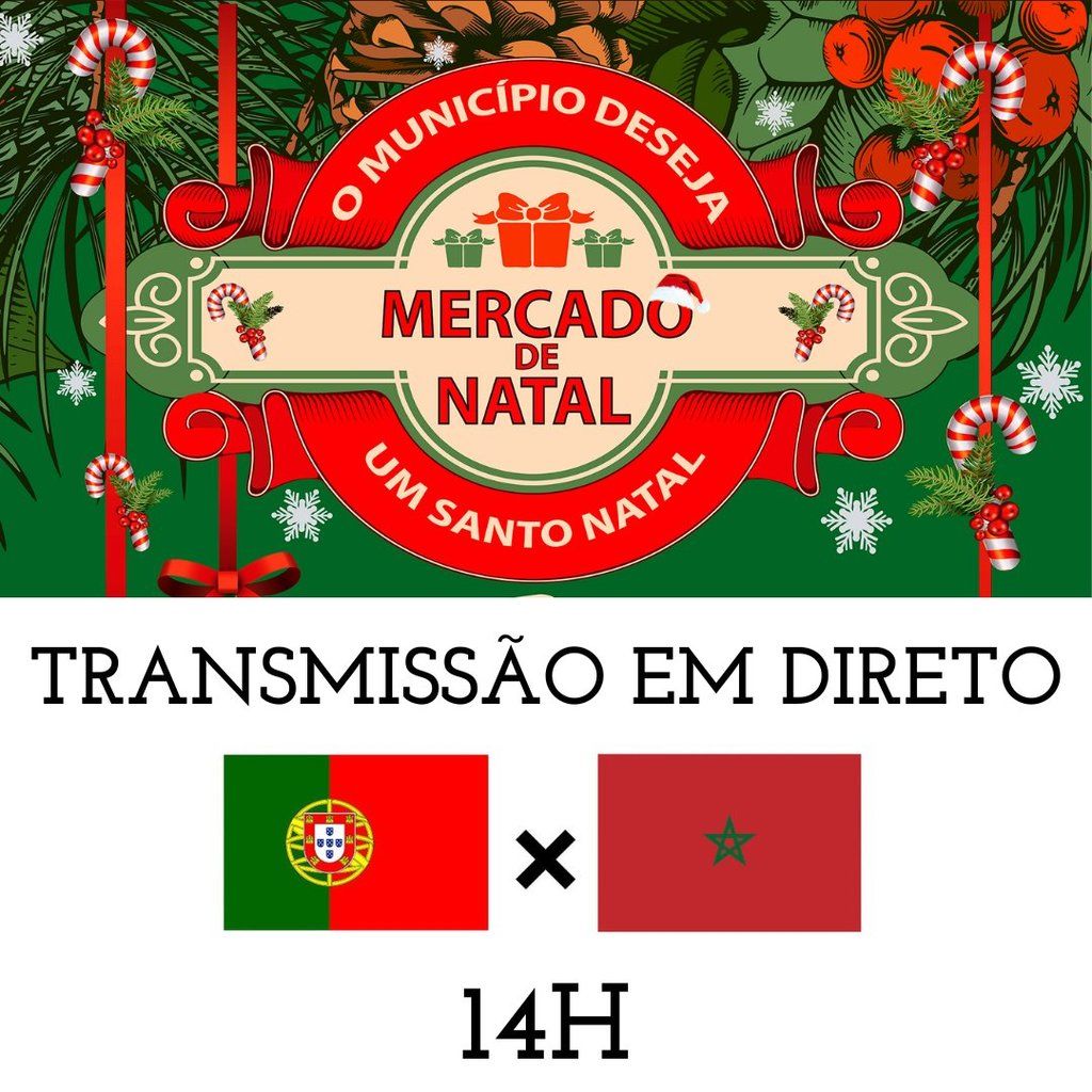 Mercado de Natal - Portugal x Marrocos