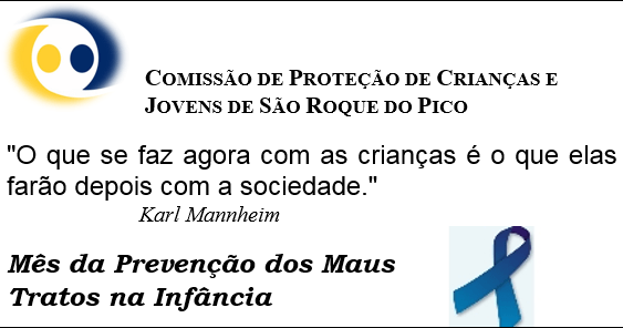 Mês da Prevenção dos Maus-Tratos na Infância