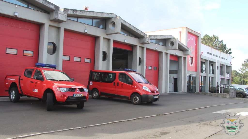 Bombeiros Voluntários de São Roque do Pico apoiados 