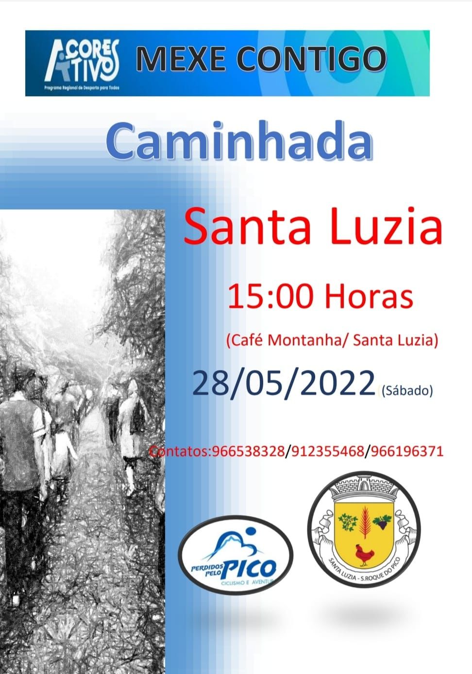 Caminhada em Santa Luzia