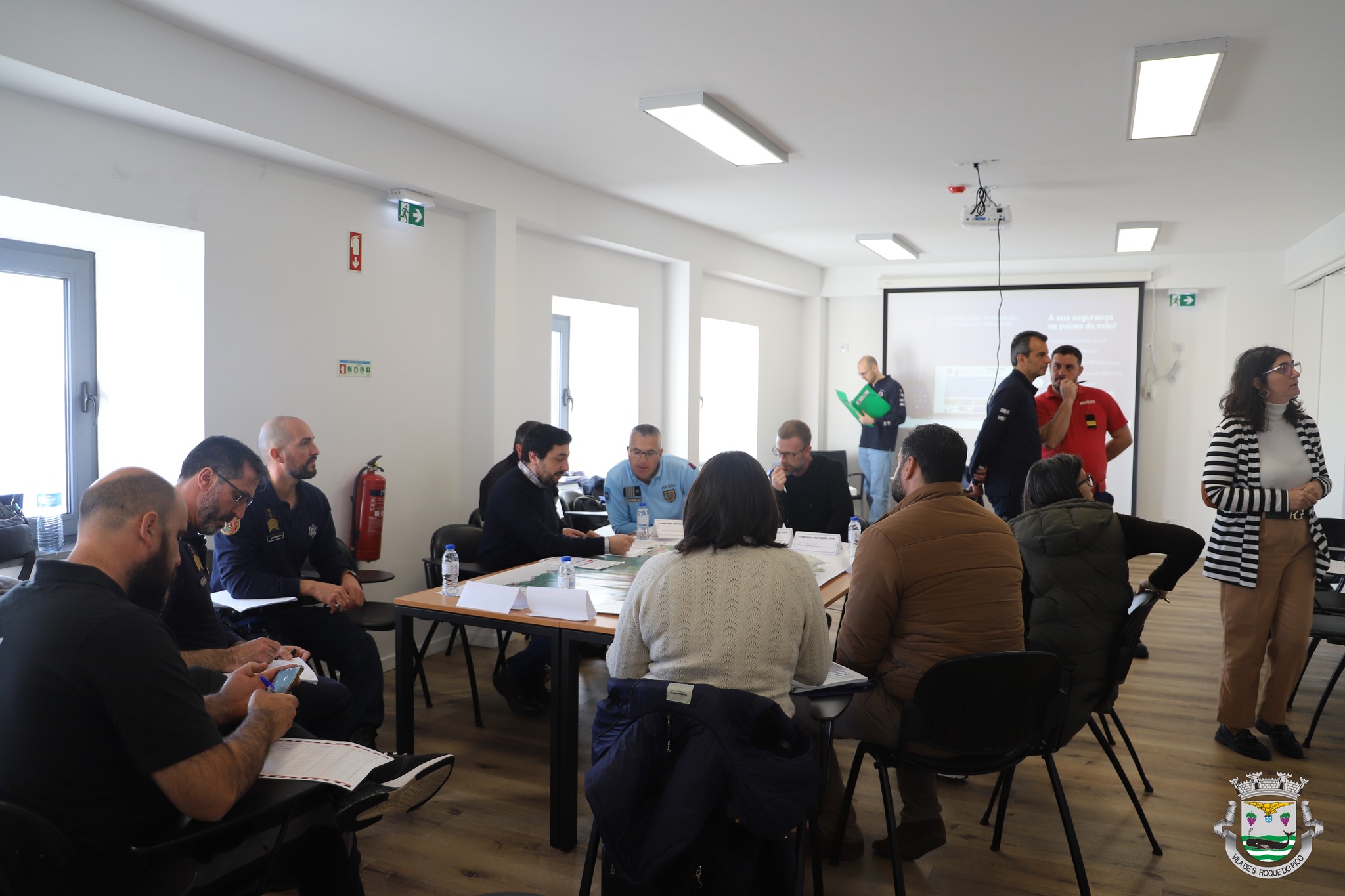 Curso de Planeamento e Gestão de Emergência Municipal de Proteção Civil em São Roque do Pico