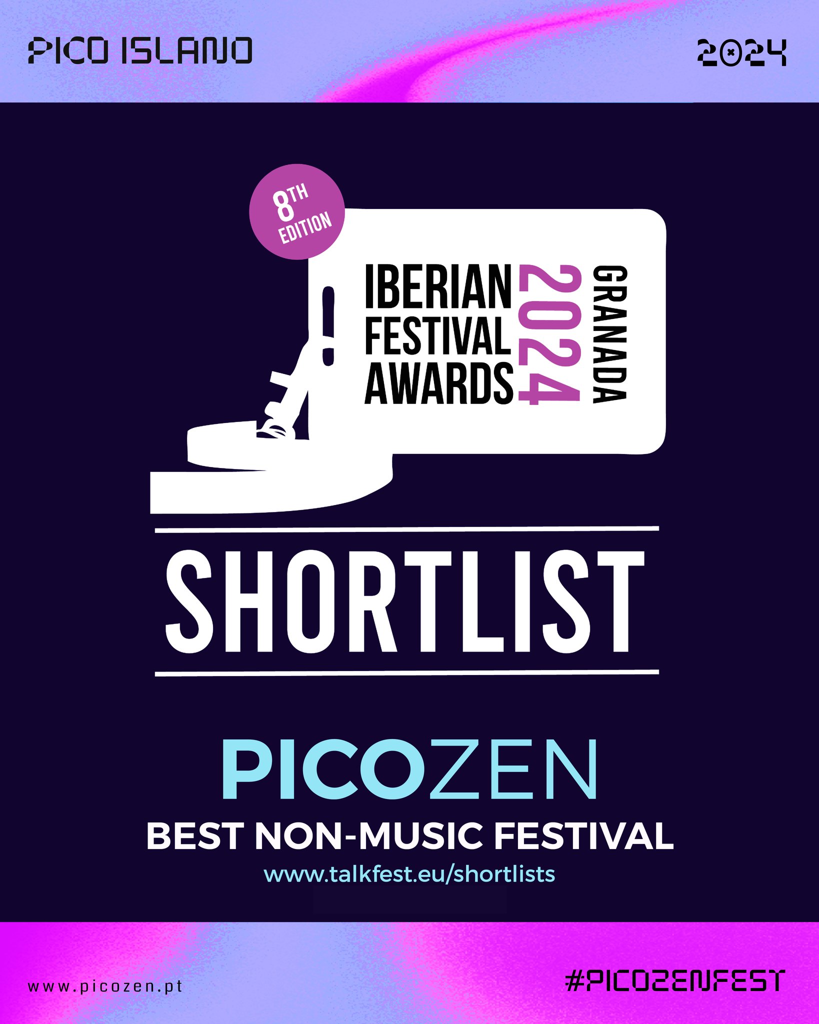 Festival Pico Zen conquistou mais uma vez um lugar de destaque nos Iberian Festival Awards