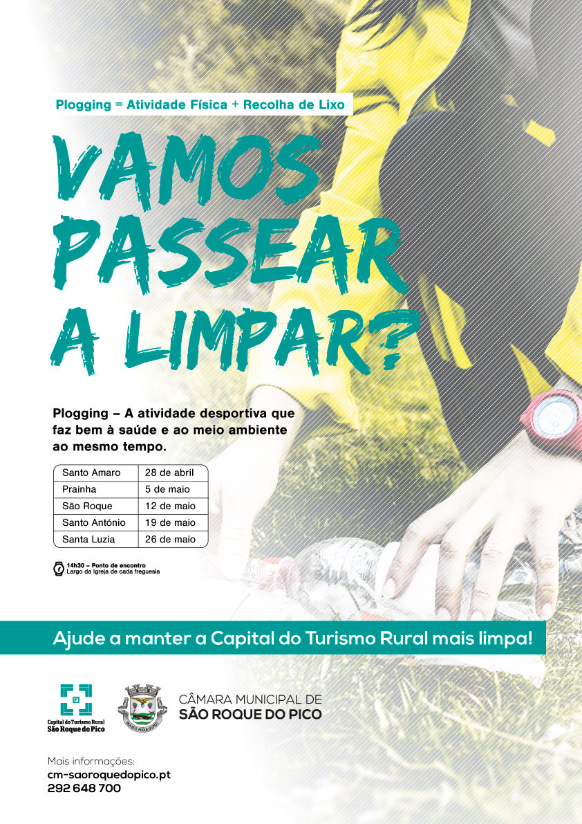 Vamos passear a limpar