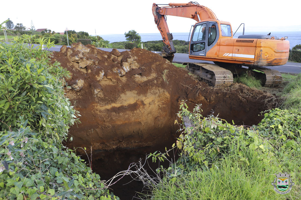 Depósito de águas pluviais ajuda a melhorar segurança rodoviária em Santo António