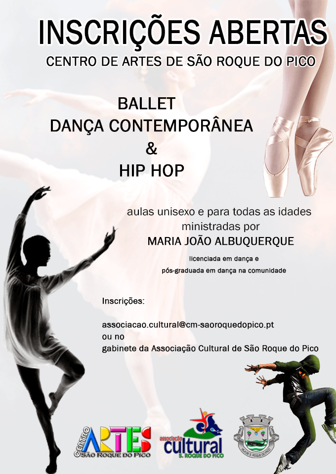 Inscrições Abertas - Ballet, Contemporâneo e Hip-Hop