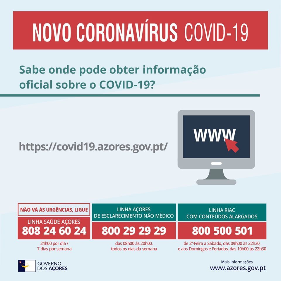 Sabe onde obter informação sobre o COVID-19?