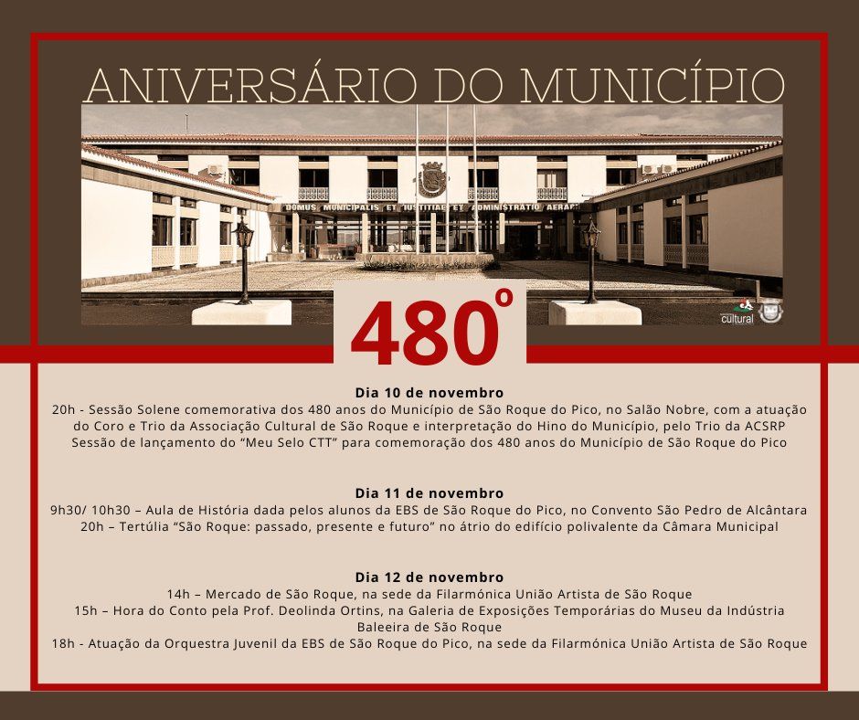 480º Aniversário do Município de São Roque do Pico