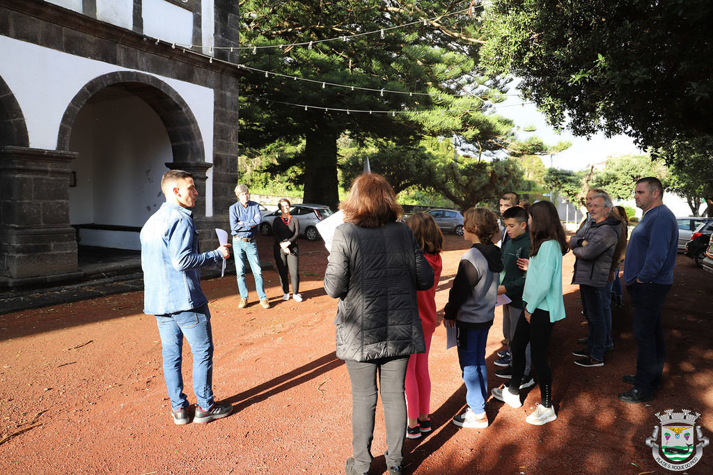 Aula de História no Convento pelos Alunos da Escola Básica e Secundária de São Roque do Pico